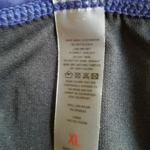 Zesica Blue Drawstring-Accent Rashguard Bottoms - Picture 3 of 7